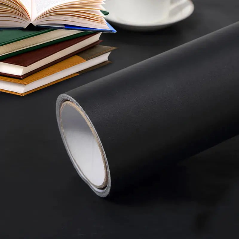 100CM Wide 5 Meters Long Matte Black Vinyl Contact Paper
