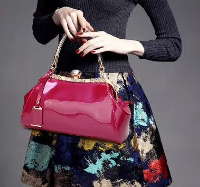 Luxury Faux Leather Tote Shoulder Bag