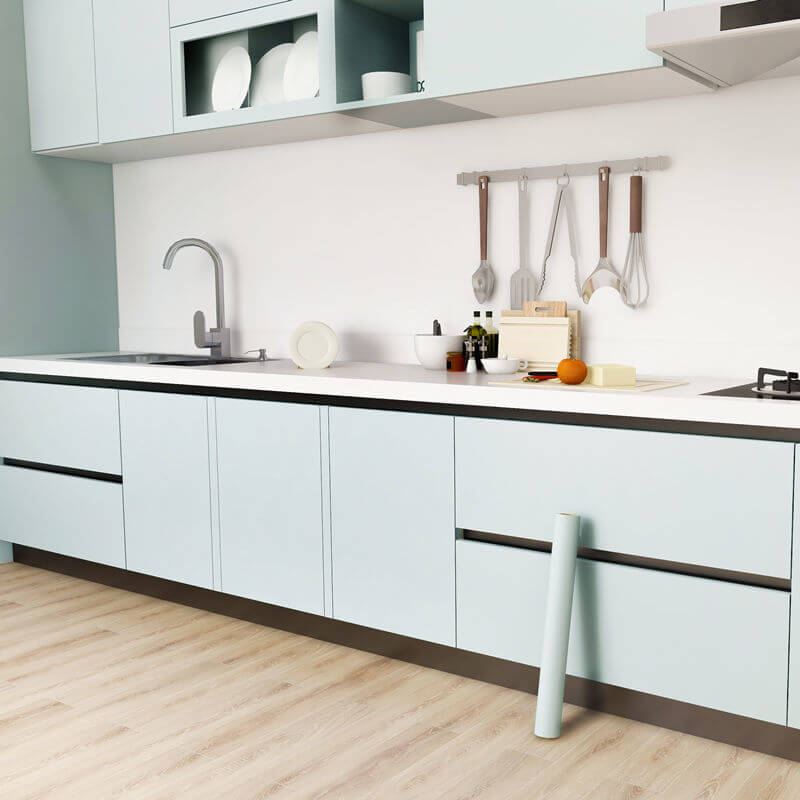 80CM Wide Matte And Shiny Vinyl Contact Paper Bathroom Kitchen Countertops