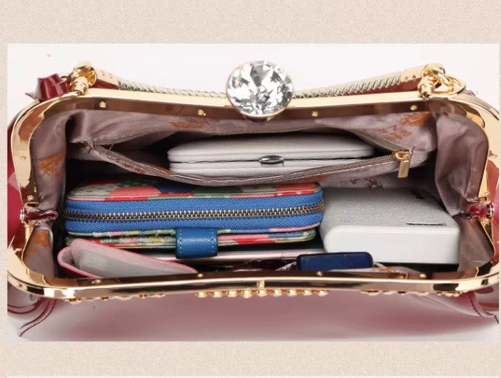 Luxury Faux Leather Tote Shoulder Bag