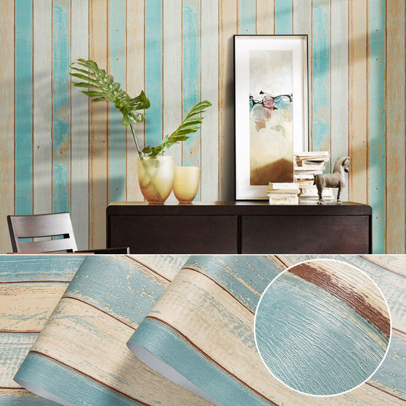 Vintage Wood Look Vinyl Background Contact Paper Wallpaper