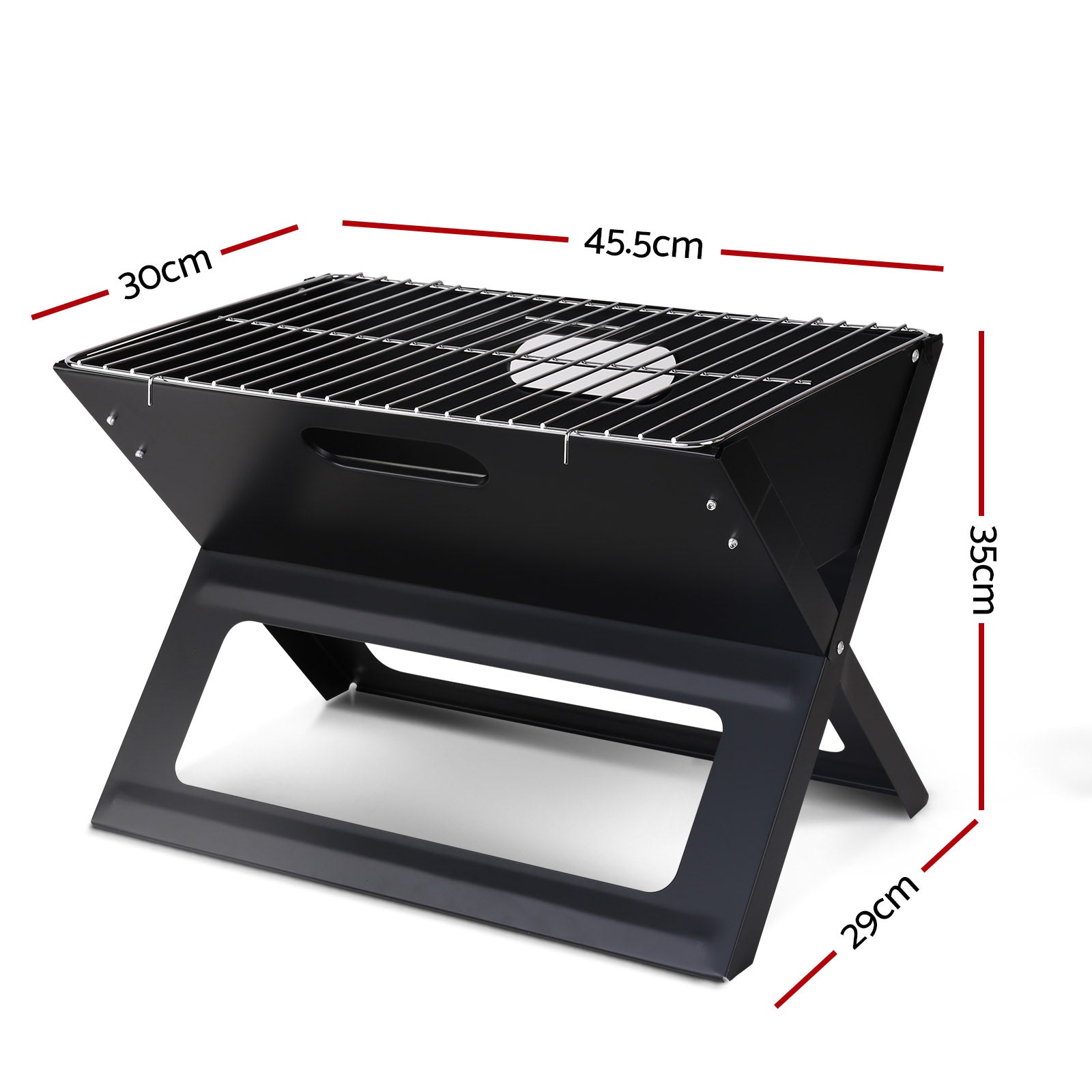 Buy Grillz Notebook Portable Charcoal BBQ Grill Online Australia at BargainTown