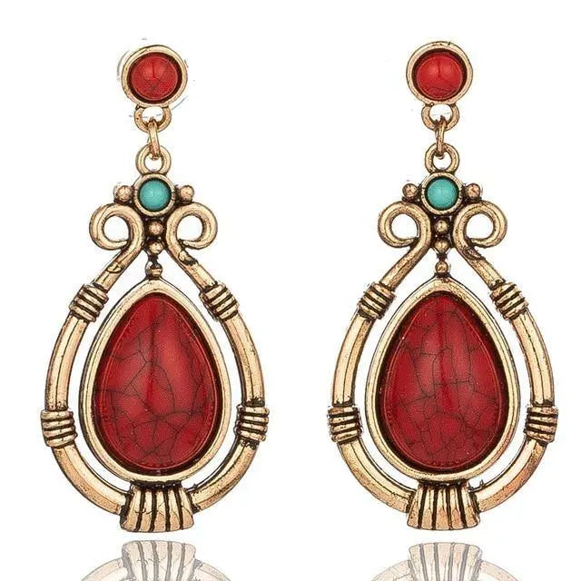 Buy Bohemian Natural Stone Drop Earrings Online Australia at BargainTown