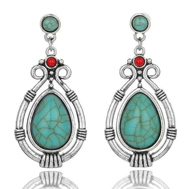 Buy Bohemian Natural Stone Drop Earrings Online Australia at BargainTown