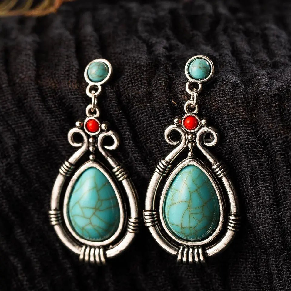 Buy Bohemian Natural Stone Drop Earrings Online Australia at BargainTown