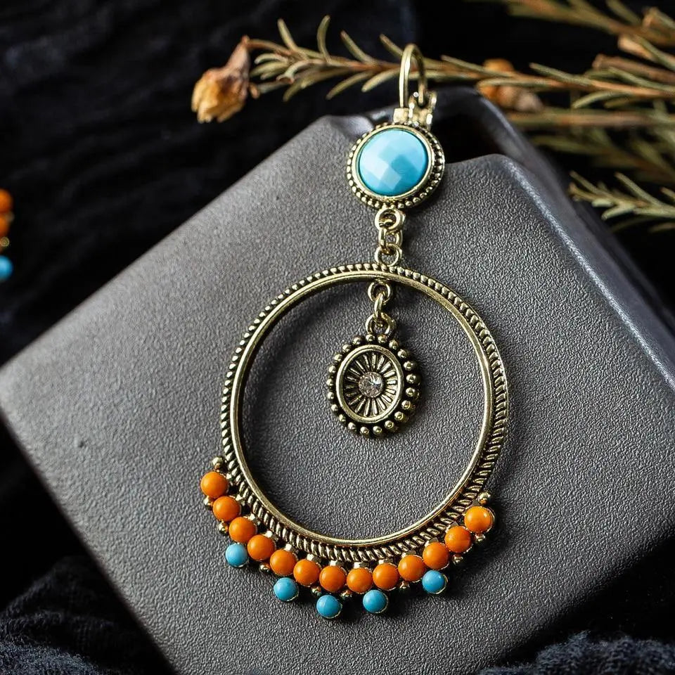 Buy Bohemian Round Beads Drop Earrings Online Australia at BargainTown