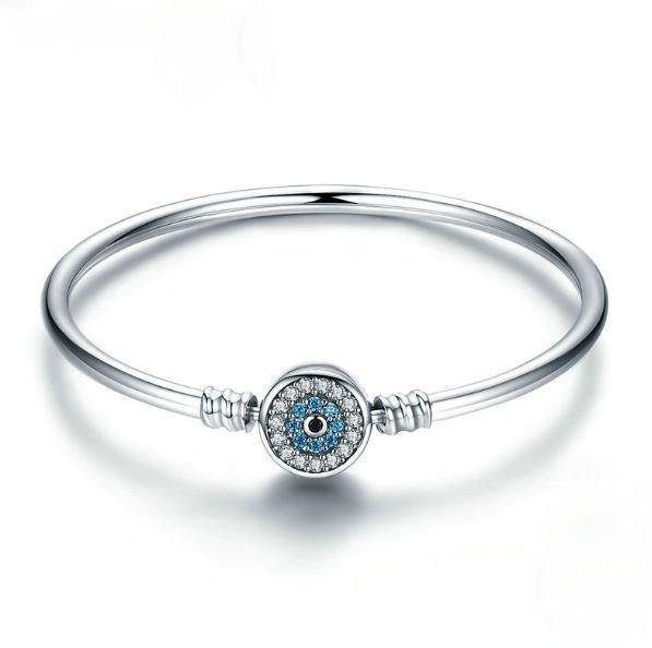Buy Eye of Samsara Sterling Silver Bangle Online Australia at BargainTown