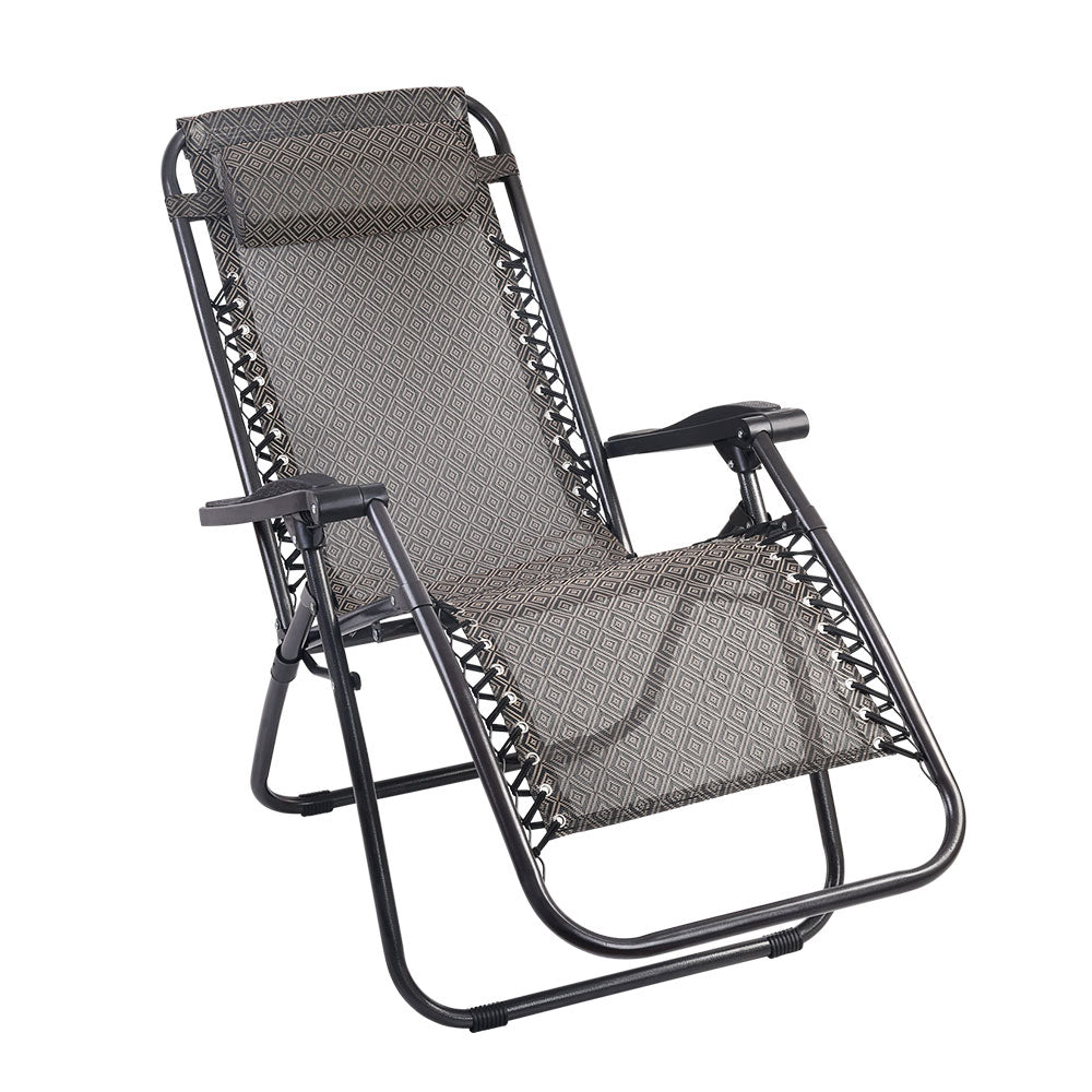 Buy Outdoor Sun Lounge Beach Camping Chair Online Australia at BargainTown