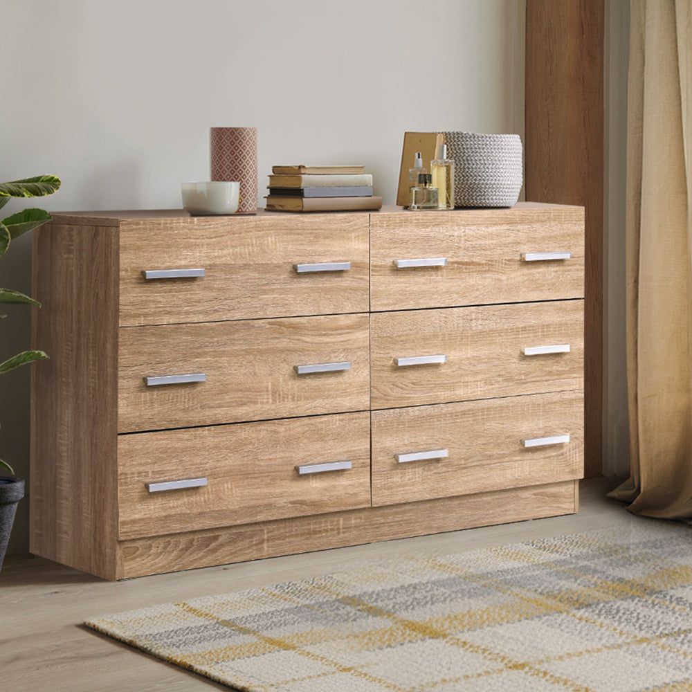 Buy Artiss 6 Chest of Drawers Cabinet Dresser Online Australia at BargainTown