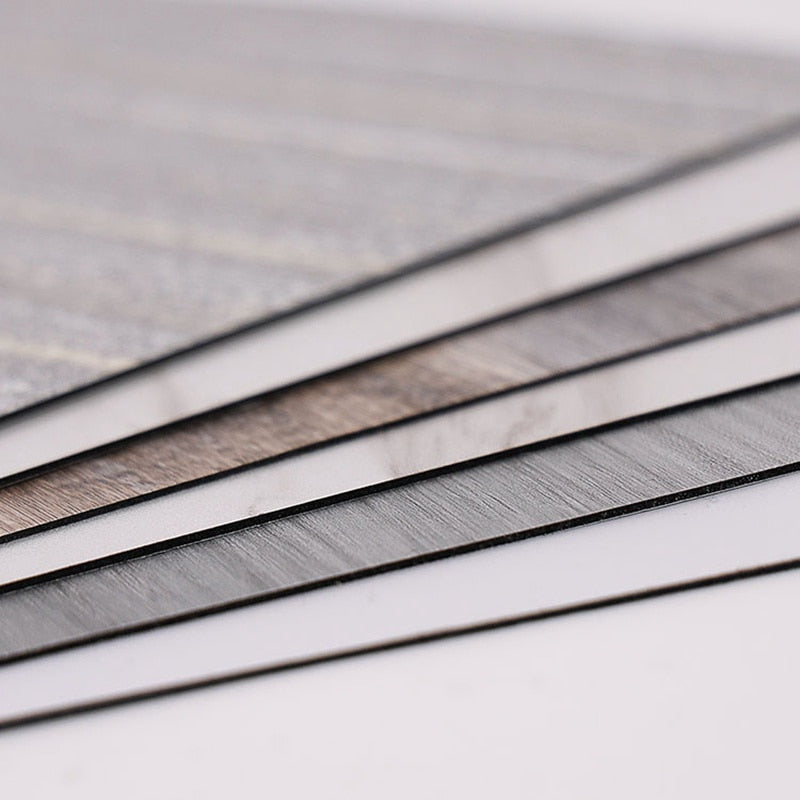 Buy 12 Piece Set PVC Vinyl Floor Stickers Matte Surface Waterproof Self Adhesive Online Australia at BargainTown