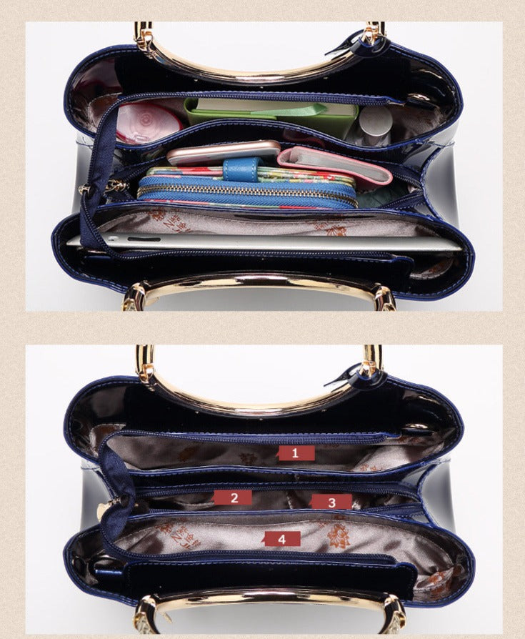 Buy Bolsa Luxury Patent Leather Tote Online Australia at BargainTown