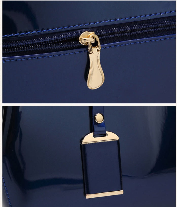 Buy Bolsa Luxury Patent Leather Tote Online Australia at BargainTown