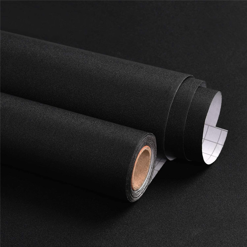 5 Meters Vinyl Wrap Matte Black Peel And Stick Self Adhesive