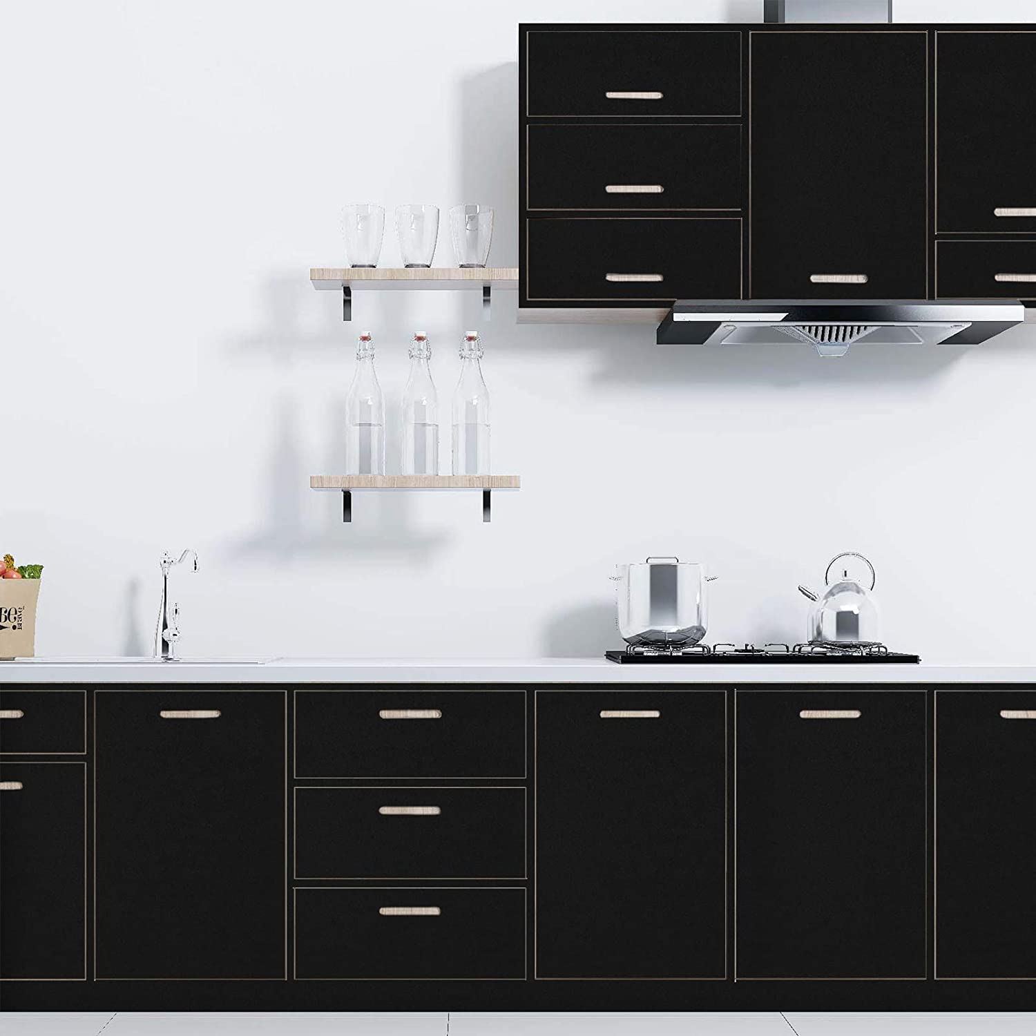 5 Meters Vinyl Wrap Matte Black Peel And Stick Self Adhesive