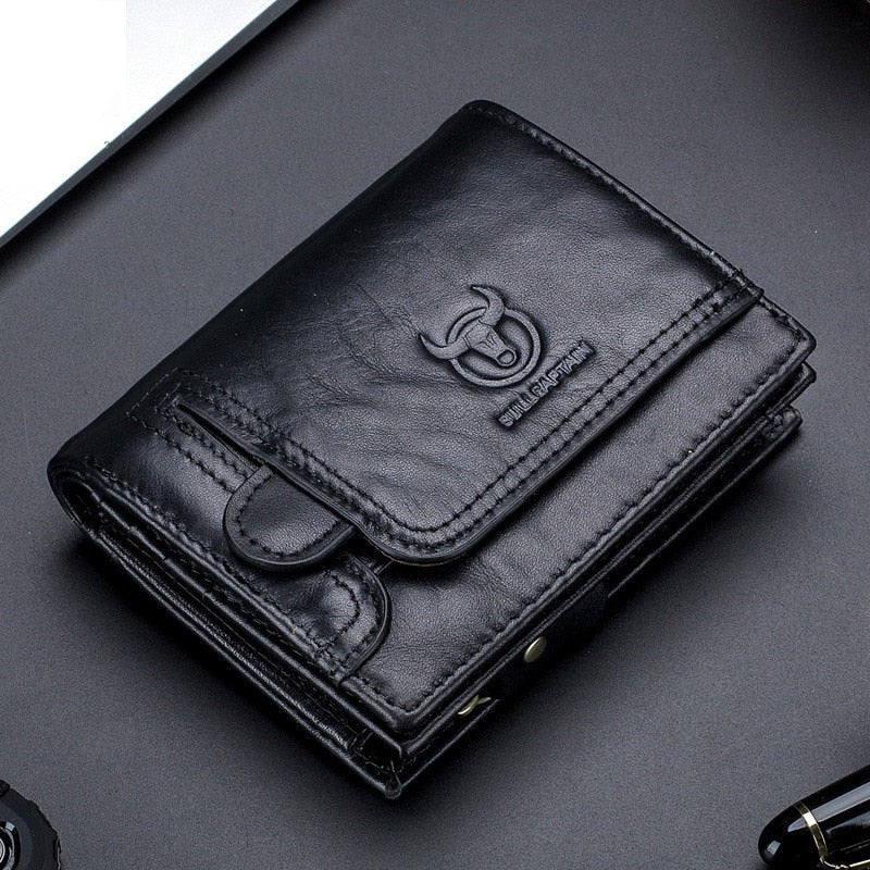 Buy Vintage Genuine Leather Cowhide Men's Wallet Online Australia at BargainTown