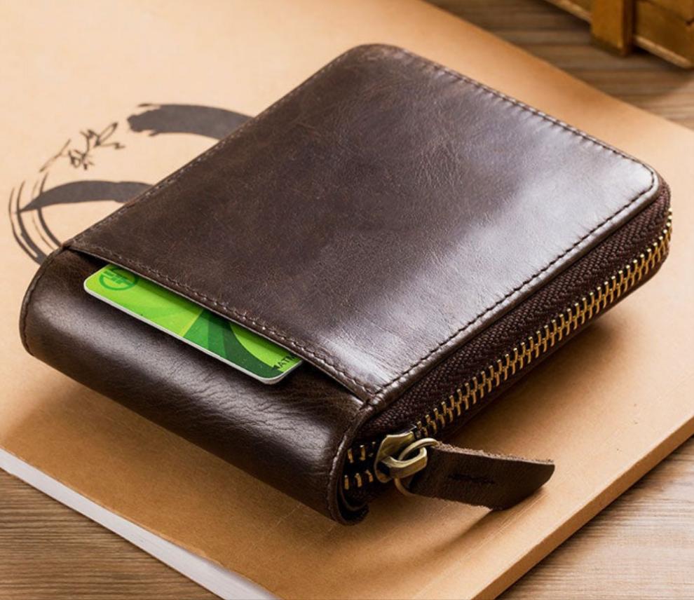 Vintage Genuine Leather Cowhide Wallet