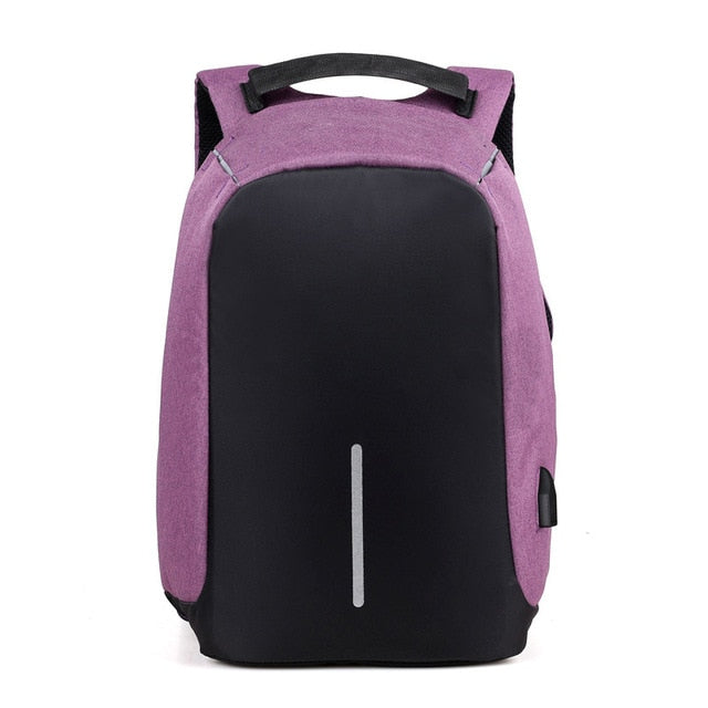 Buy Anti-Theft Backpack With USB Charging Port Online Australia at BargainTown