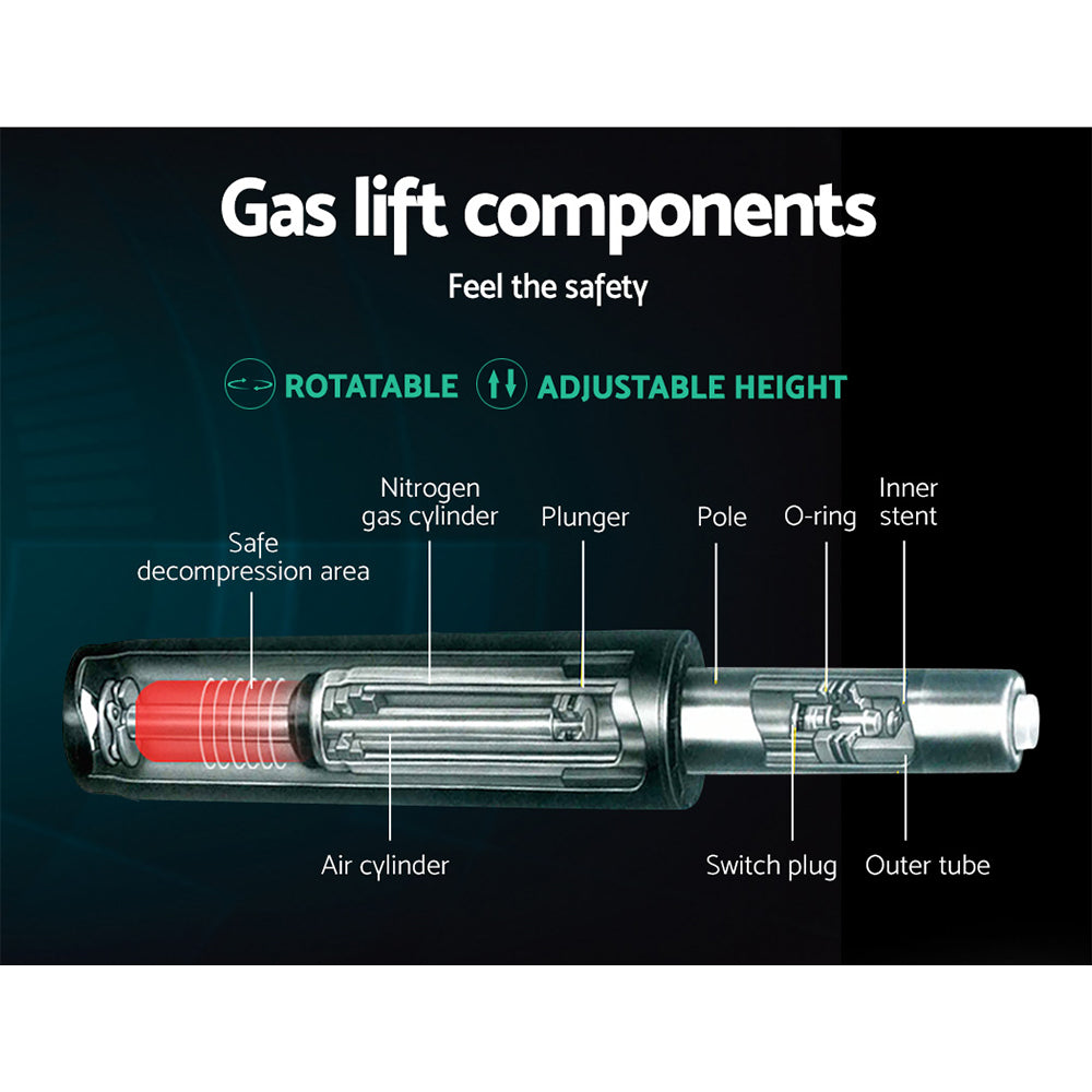 Mesh Executive Office Chair Computer Chair Mid Back - Grey