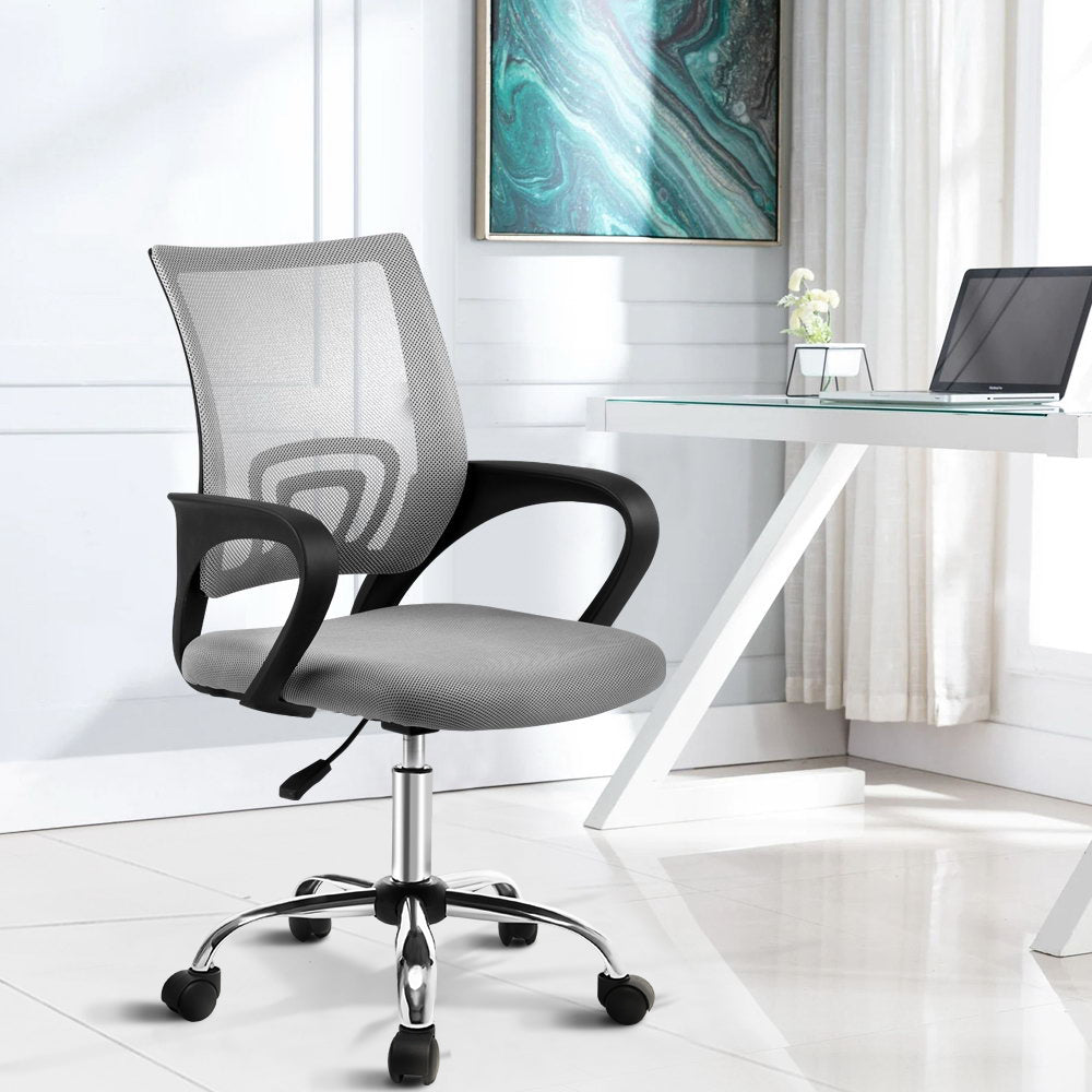Mesh Executive Office Chair Computer Chair Mid Back - Grey