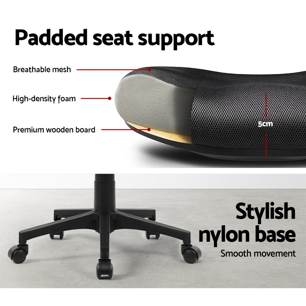 Mesh Executive Swivel Office Chair Computer Chair Mid Back - Black