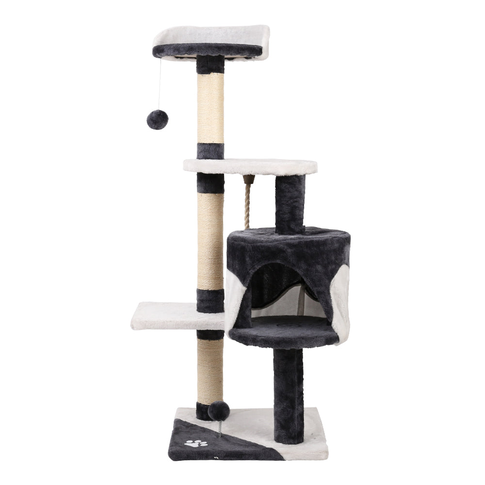 Buy 112cm Cat Tree Scratching Post Tower Online Australia at BargainTown