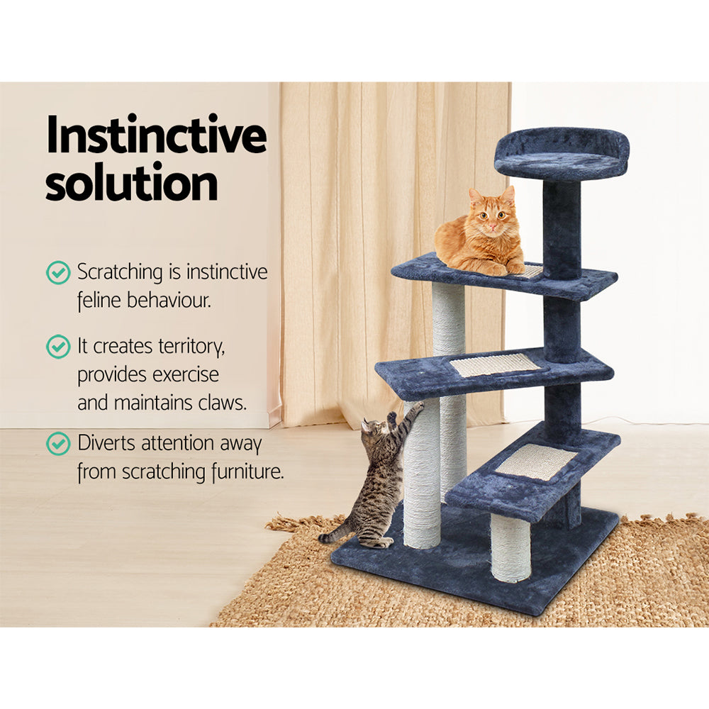Buy Cat Tree 100cm Scratching Post Tower Condo Online Australia at BargainTown