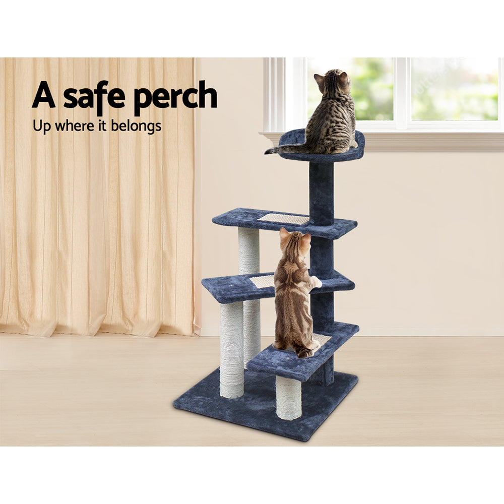 Buy Cat Tree 100cm Scratching Post Tower Condo Online Australia at BargainTown
