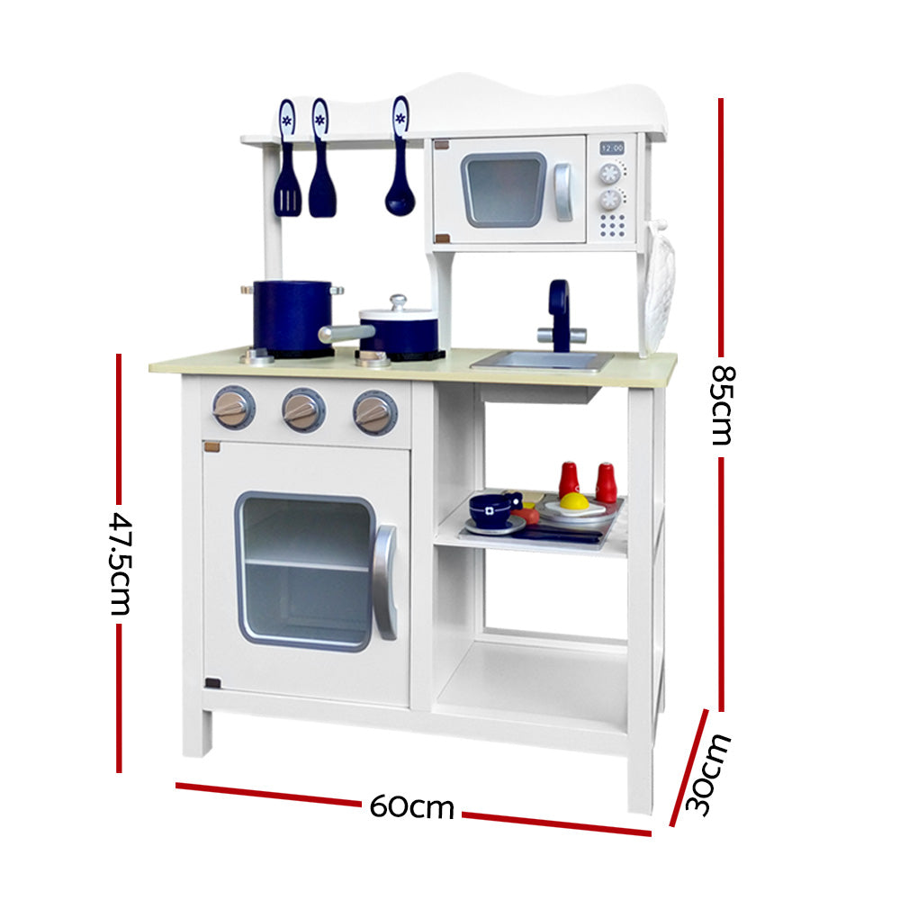 Buy Keezi 18 Piece Kids Kitchen Play Set - White Online Australia at BargainTown