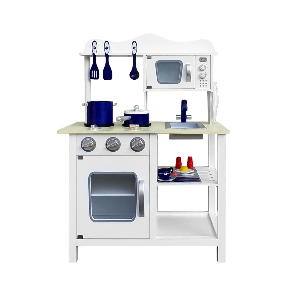 Buy Keezi 18 Piece Kids Kitchen Play Set - White Online Australia at BargainTown