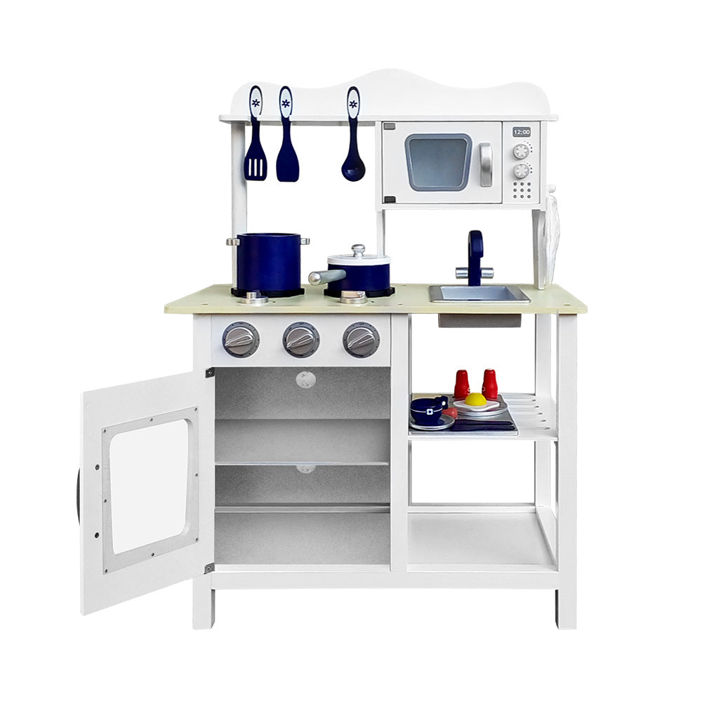 Buy Keezi 18 Piece Kids Kitchen Play Set - White Online Australia at BargainTown