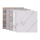 12 Piece Set PVC Vinyl Tile Stickers Matte Surface Waterproof Self Adhesive