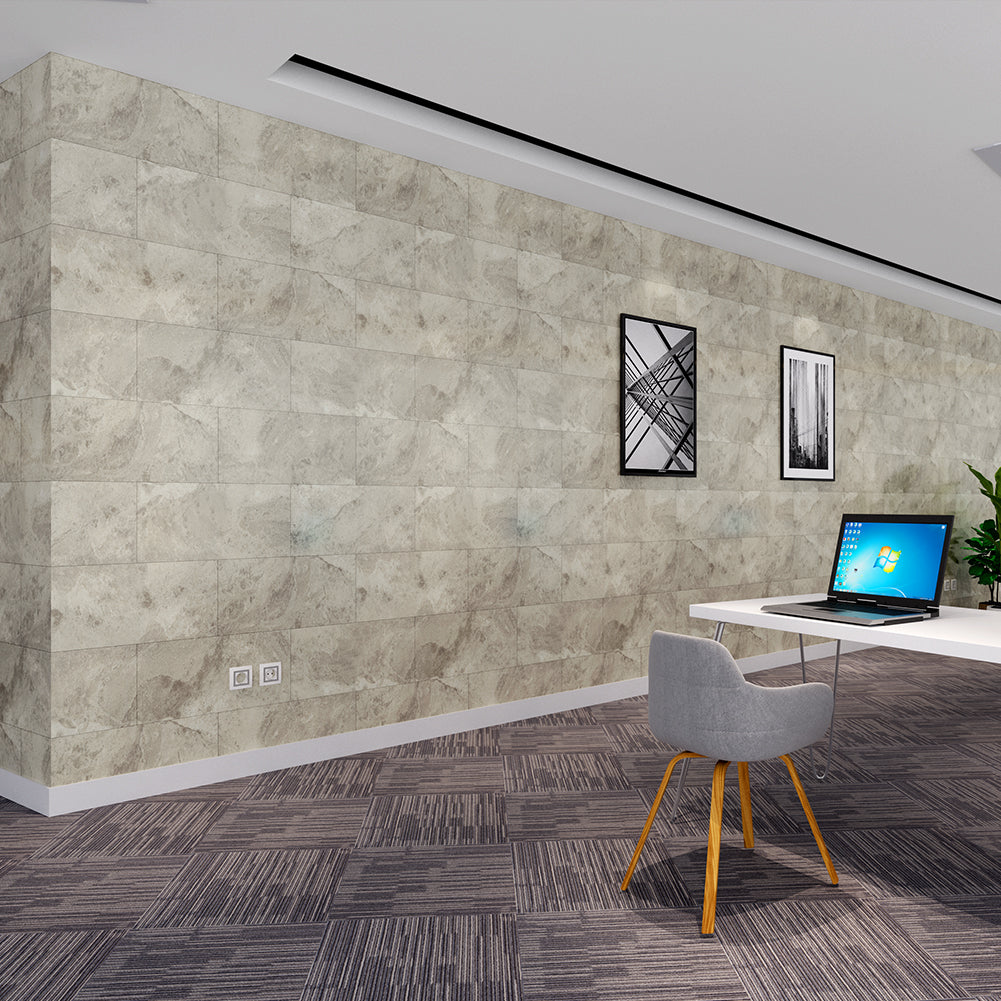 Buy 60 X 30cm Vinyl Marble Floor Tile Stickers Self-adhesive Waterproof Online Australia at BargainTown