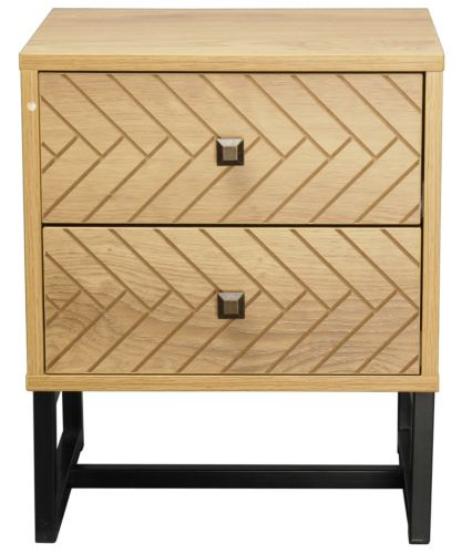Buy Double Drawer Bedside Table Online Australia at BargainTown