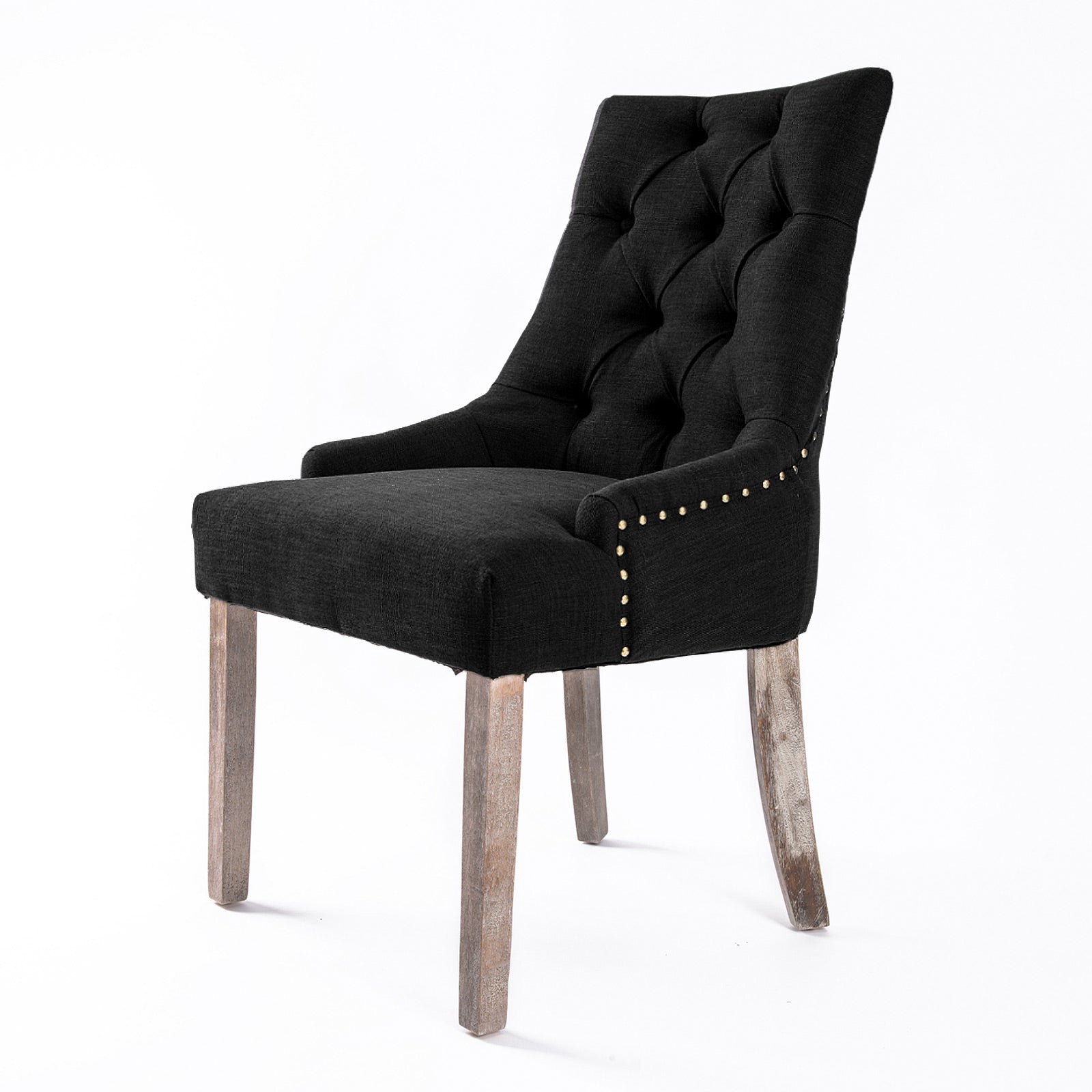 Buy Dining Chair French Provincial Amour Oak Leg Black Online Australia at BargainTown