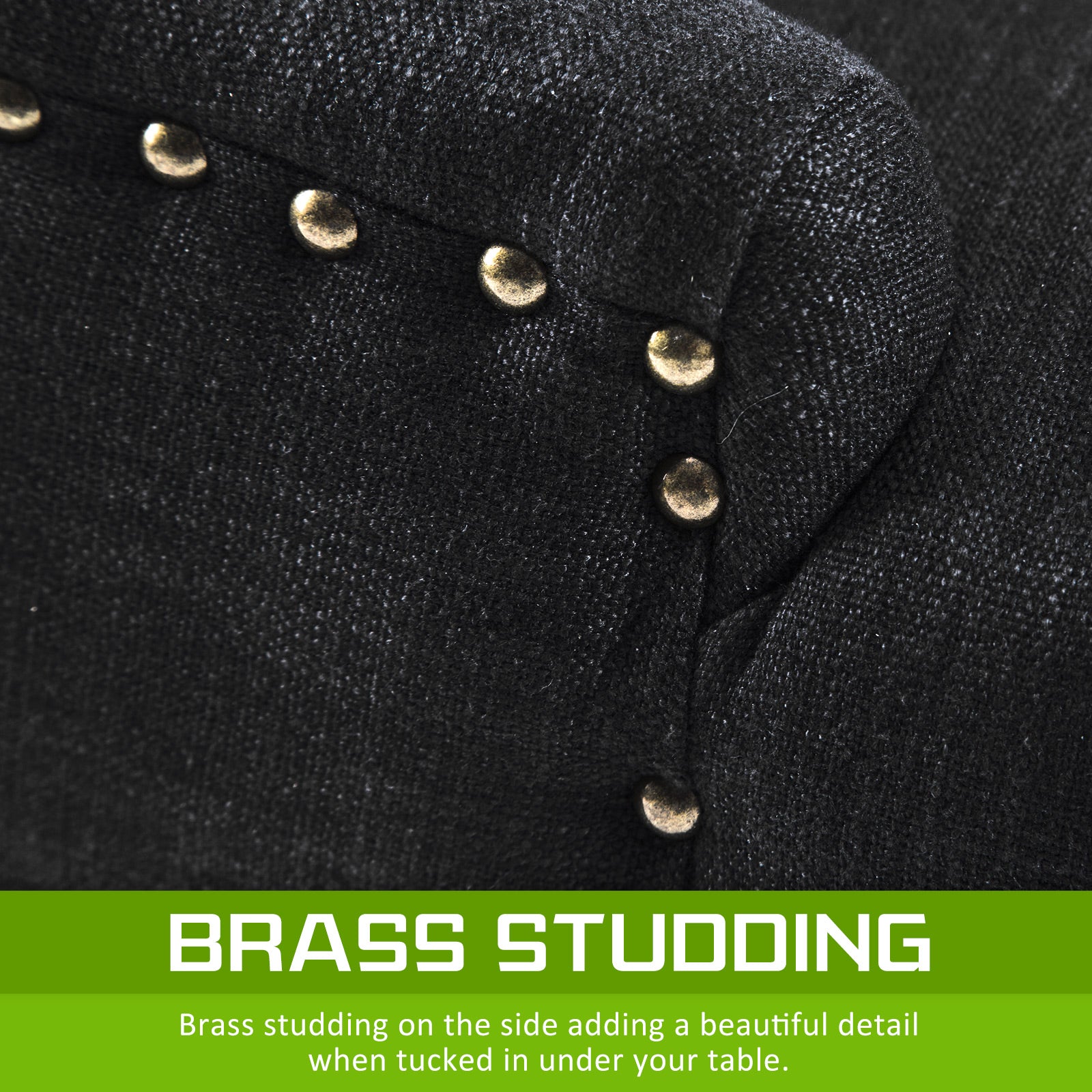 Buy Dining Chair French Provincial Amour Oak Leg Black Online Australia at BargainTown