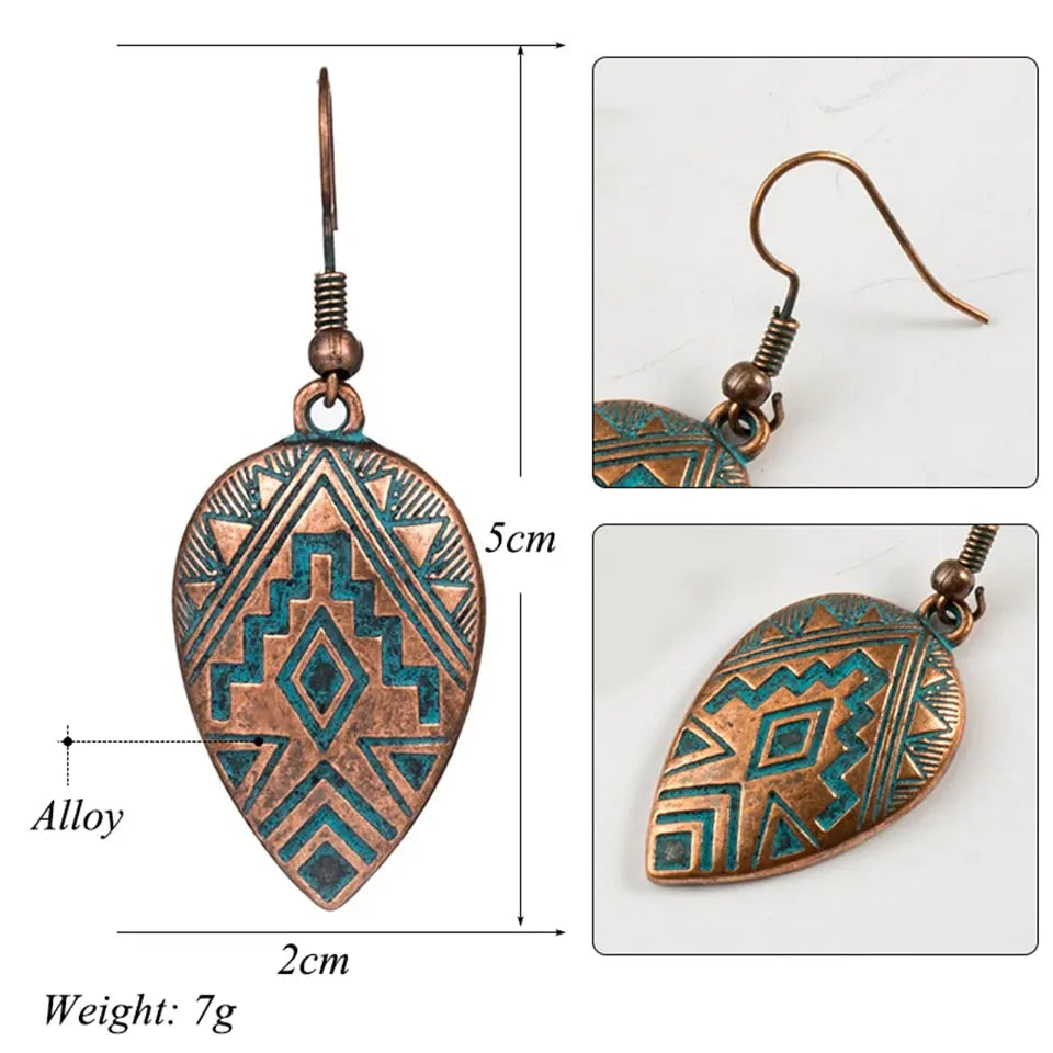 Buy Vintage Bohemian Drop Earrings Online Australia at BargainTown