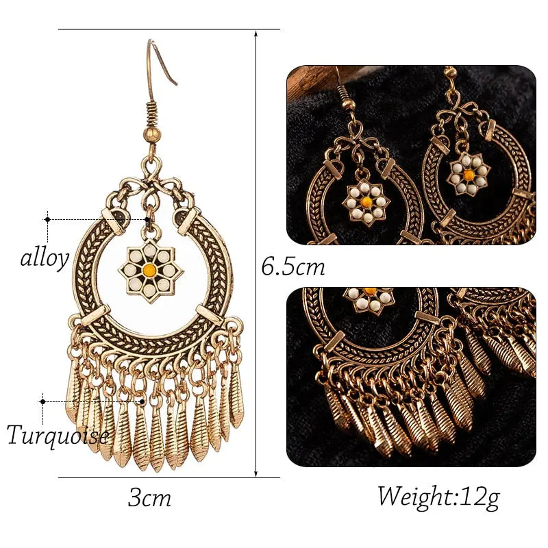 Buy Vintage Tassel Drop Earrings Online Australia at BargainTown