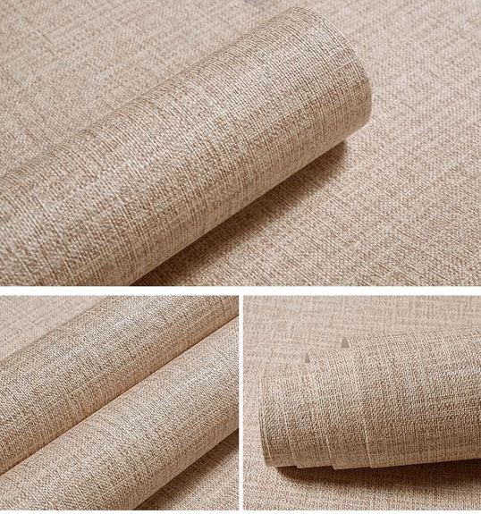 60cm Wide Linen Look Vinyl Self Adhesive Wallpaper Background Contact Paper