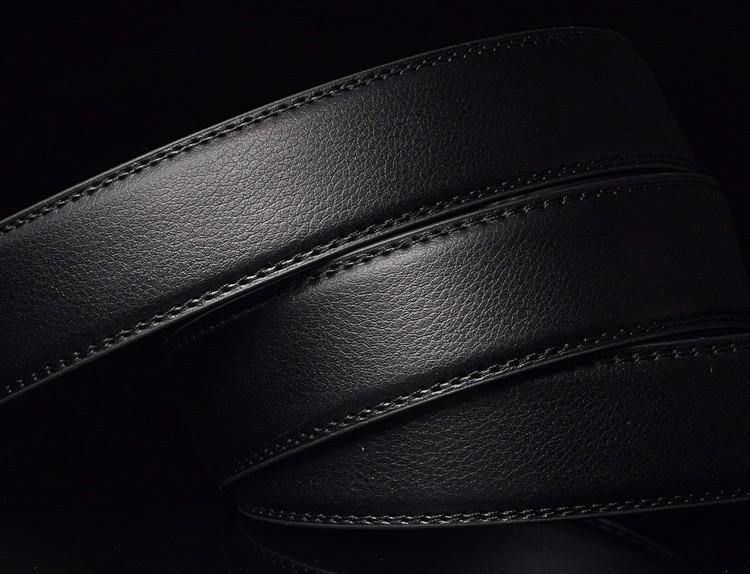 Buy Men's Genuine Leather Adjustable Business Belt Online Australia at BargainTown