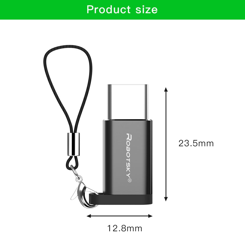 Buy USB Type-C Male to Micro USB Female Adapter Online Australia at BargainTown