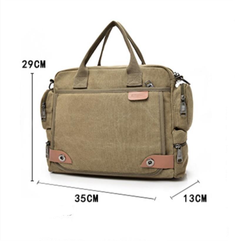 Buy Men's Canvas Crossbody Messenger Bag Online Australia at BargainTown