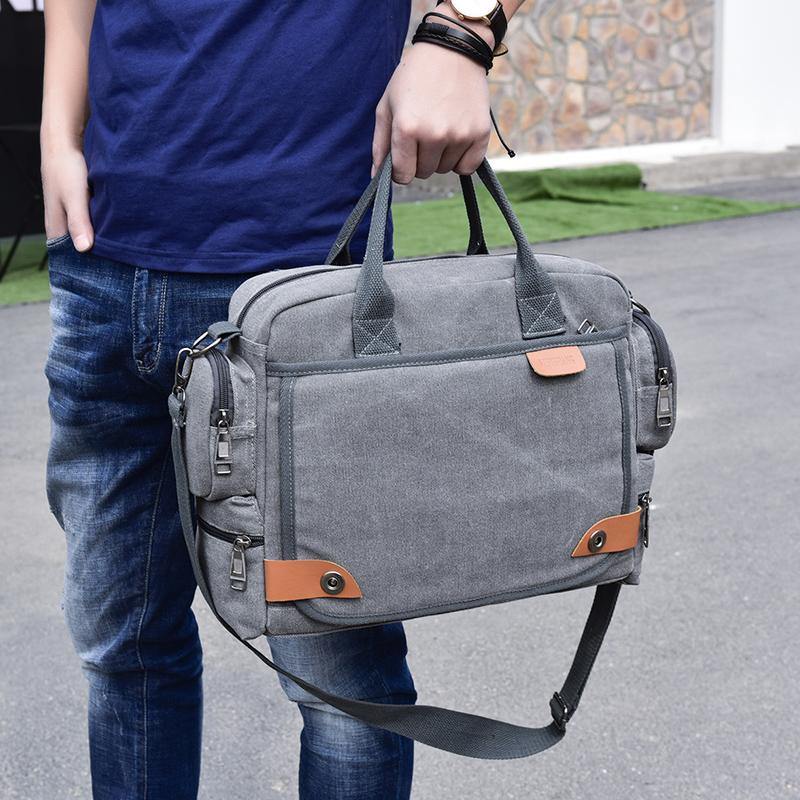 Buy Men's Canvas Crossbody Messenger Bag Online Australia at BargainTown