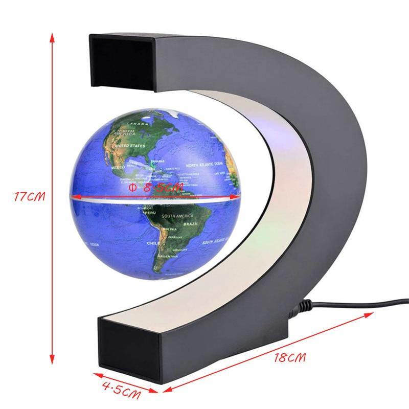 Buy Magnetic Floating Globe LED Night Light Online Australia at BargainTown