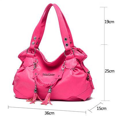 Buy Tassel PU Leather Tote Online Australia at BargainTown