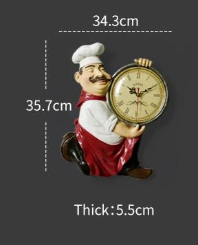 Buy Vintage Chef Wall Clock Online Australia at BargainTown