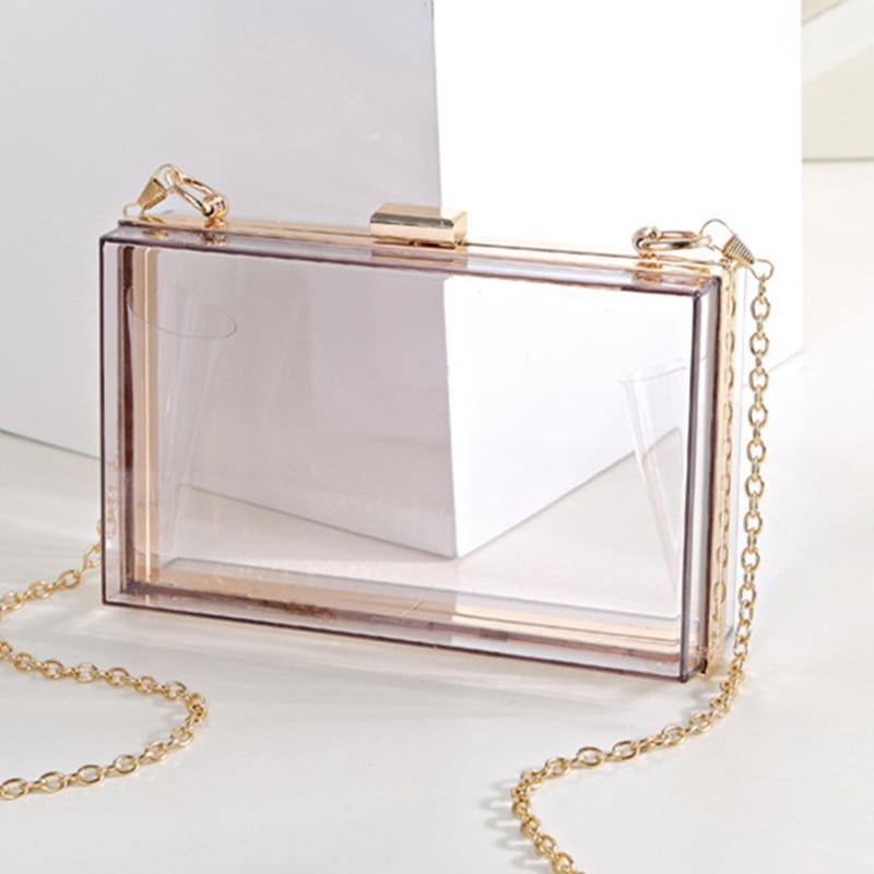 Buy Clear Art Transparent Clutch Online Australia at BargainTown