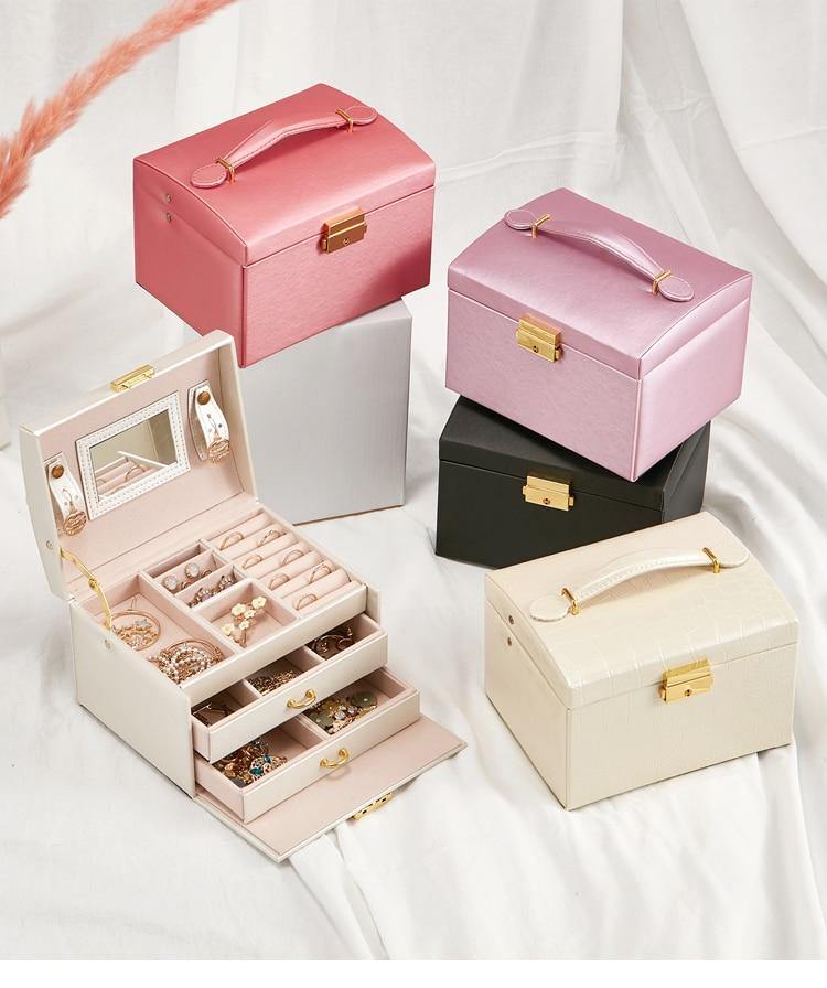 Buy Euro Princess Leather Jewellery Box Online Australia at BargainTown