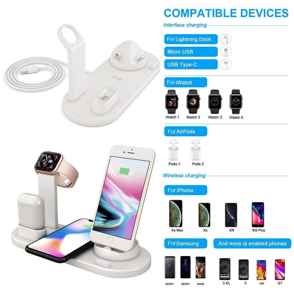 Buy Universal 4 in 1 Wireless Charging Station Online Australia at BargainTown