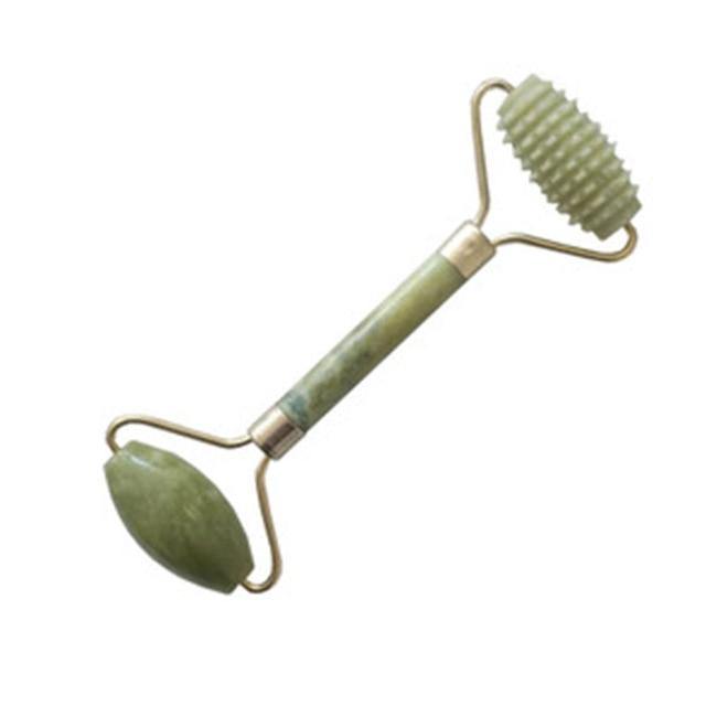 Buy Double Heads Jade Stone Face Lift Facial Massage Roller Online Australia at BargainTown