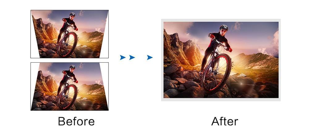 Buy Mini 4K DLP Android Portable WiFi Projector Online Australia at BargainTown